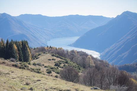 Panoramica del Lago di Como dall'alto